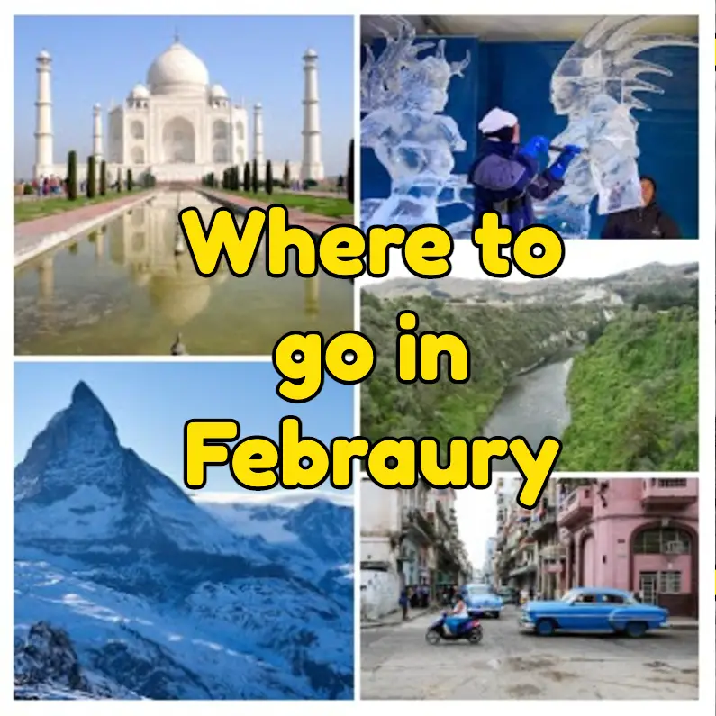 where to go in Februaru