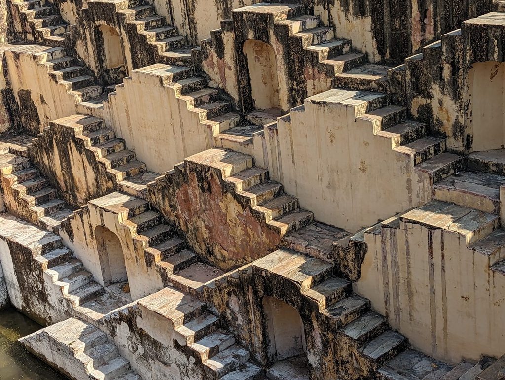 Jaipur Stepwell - Stairs close up