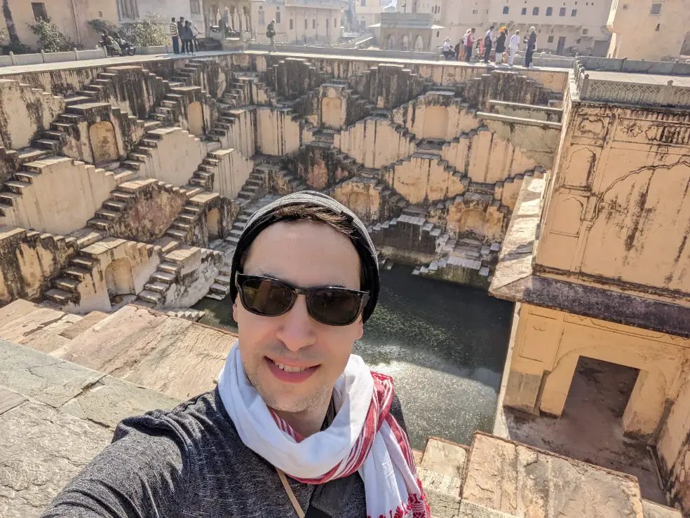 Jaipur Stepwell - adam the adventurer