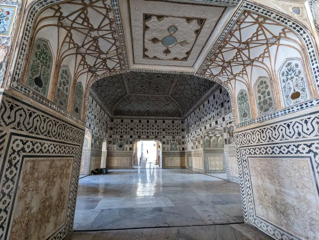 Open air room in Amber Palace