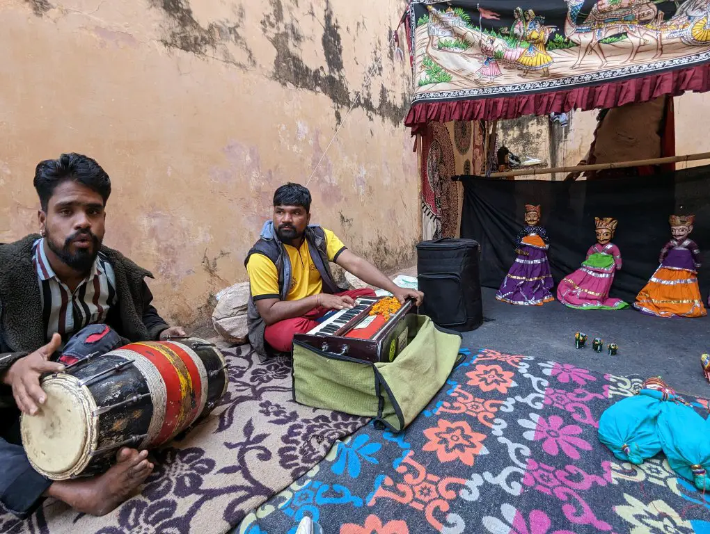 Puppet Show - Jaipur India - City Palace