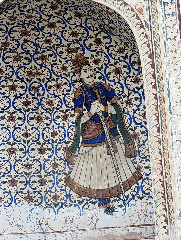 City Palace Jaipur - Tile-work art