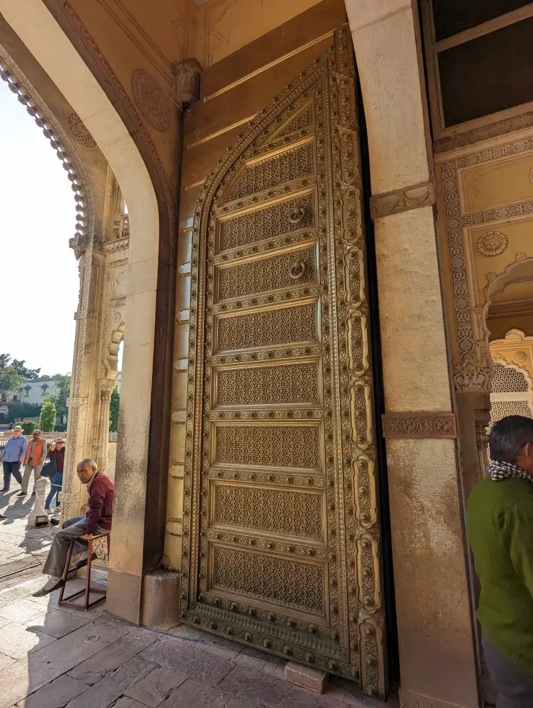 architecture of the City Palace in Jaipur