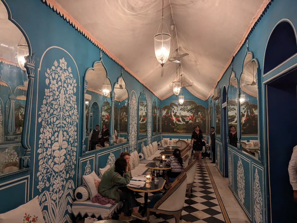 bar palladio jaipur - wes anderson