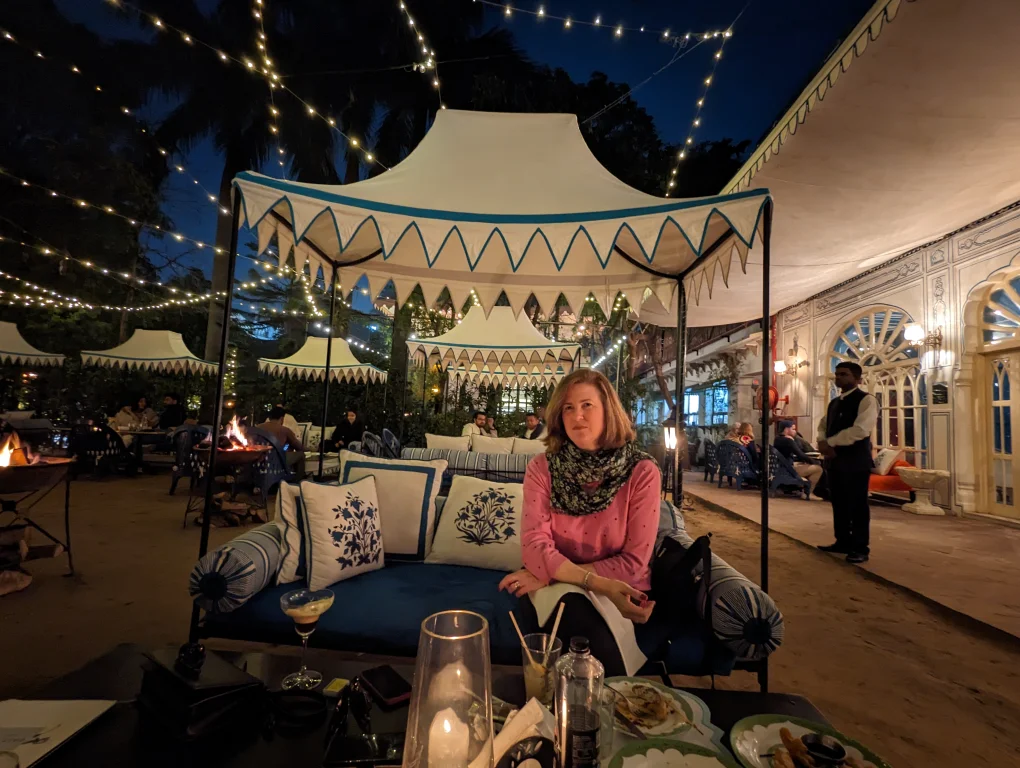 Wes Anderson Inspired tent at Bar Palladio