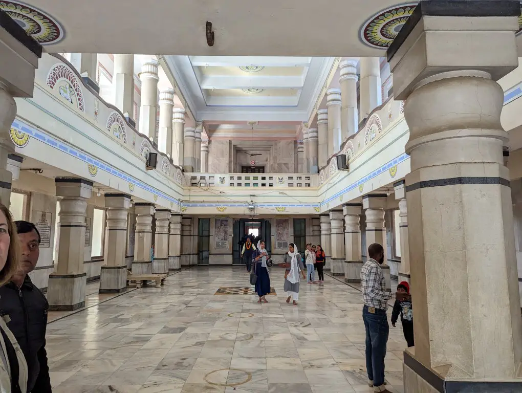 The inside of the University