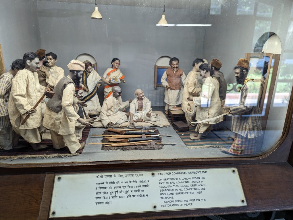 Notable moment in Ghandi's life - Gandhi Smriti Museum