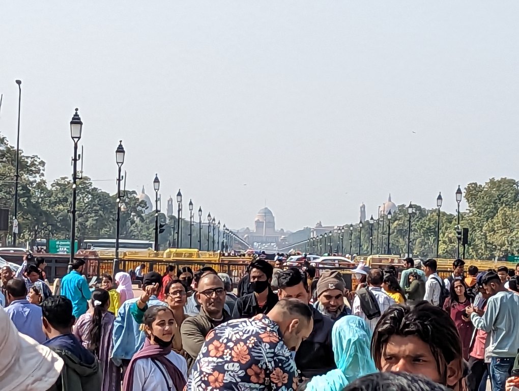 View from india Gate, Delhi India