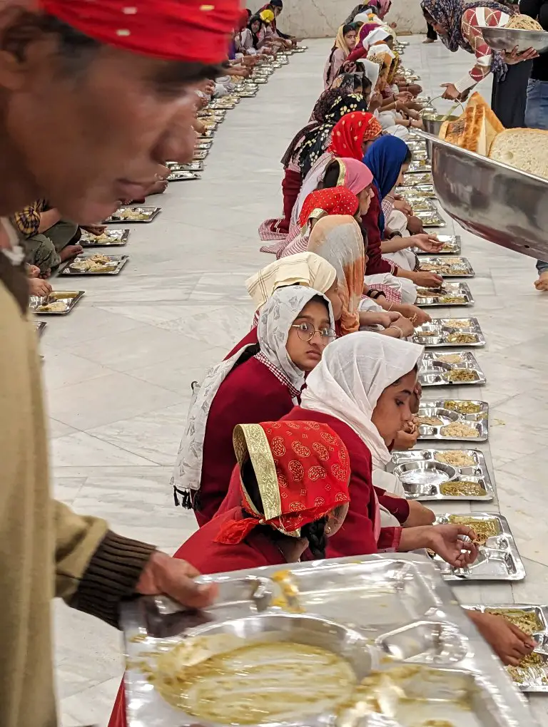 Food eaters at langer hall