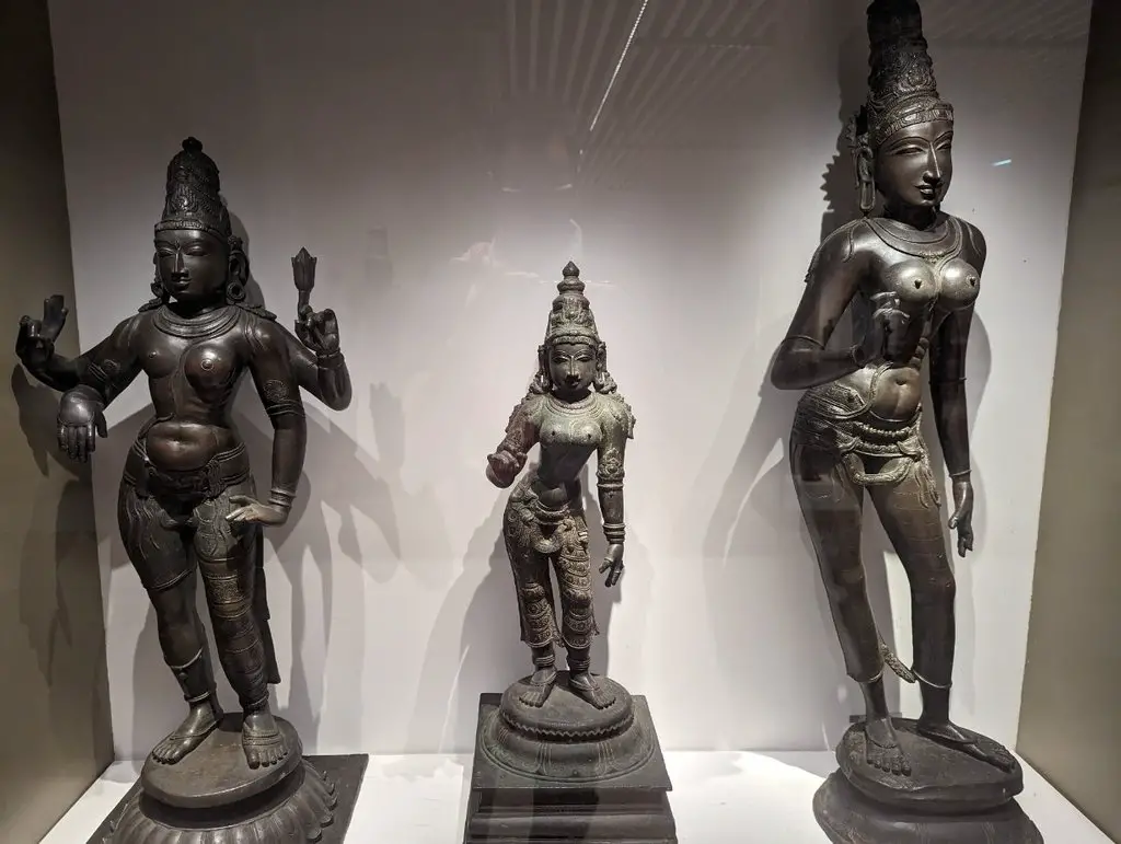 Statues in the national museum in delhi india