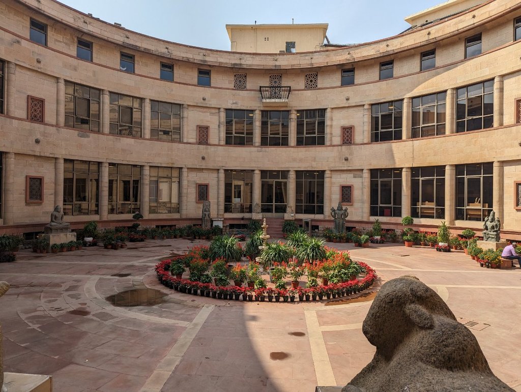 Inner Courtyard - National Museum of Delhi India